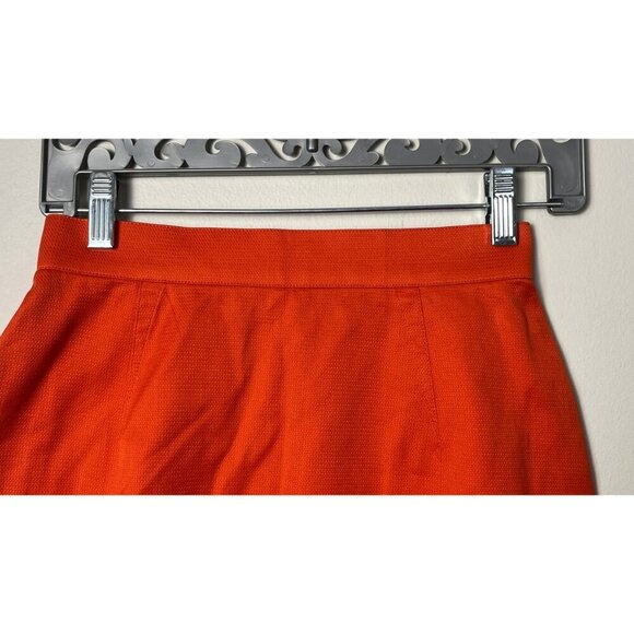 THIERRY MUGLER ORANGE BODYCON MINI SKIRT - Picture 4 of 8